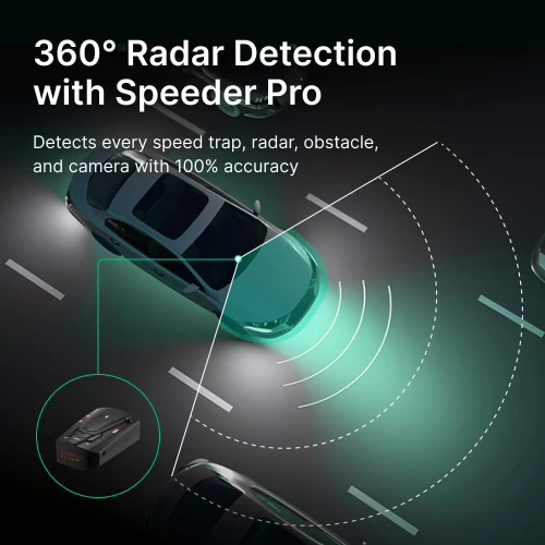 Speeder Pro 360 Degree Radar Detection Showcase